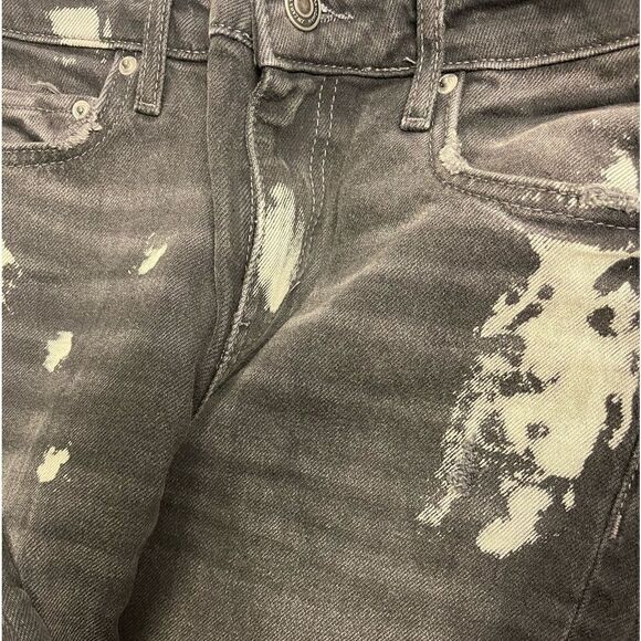 Zara The Bleached Jeans Size 4 - Picture 4 of 5